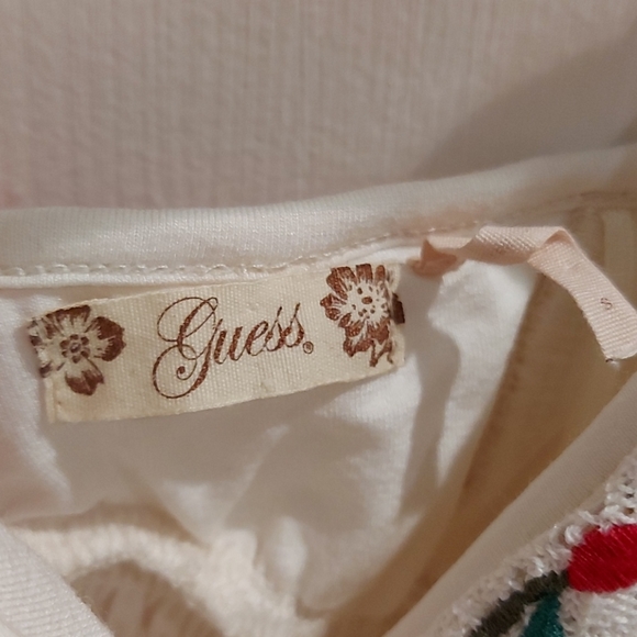 NWOT, Guess | Top w/ Straps & Floral Embroidery - Picture 8 of 11